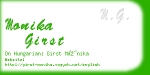 monika girst business card